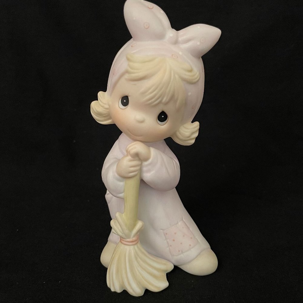 Precious Moments Isn't He Precious Porcelain Figurine